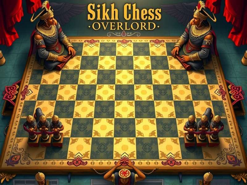 Sikh Chess Overlord Game Board